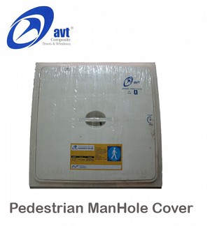 AVT ManHole Cover Pedestrian White